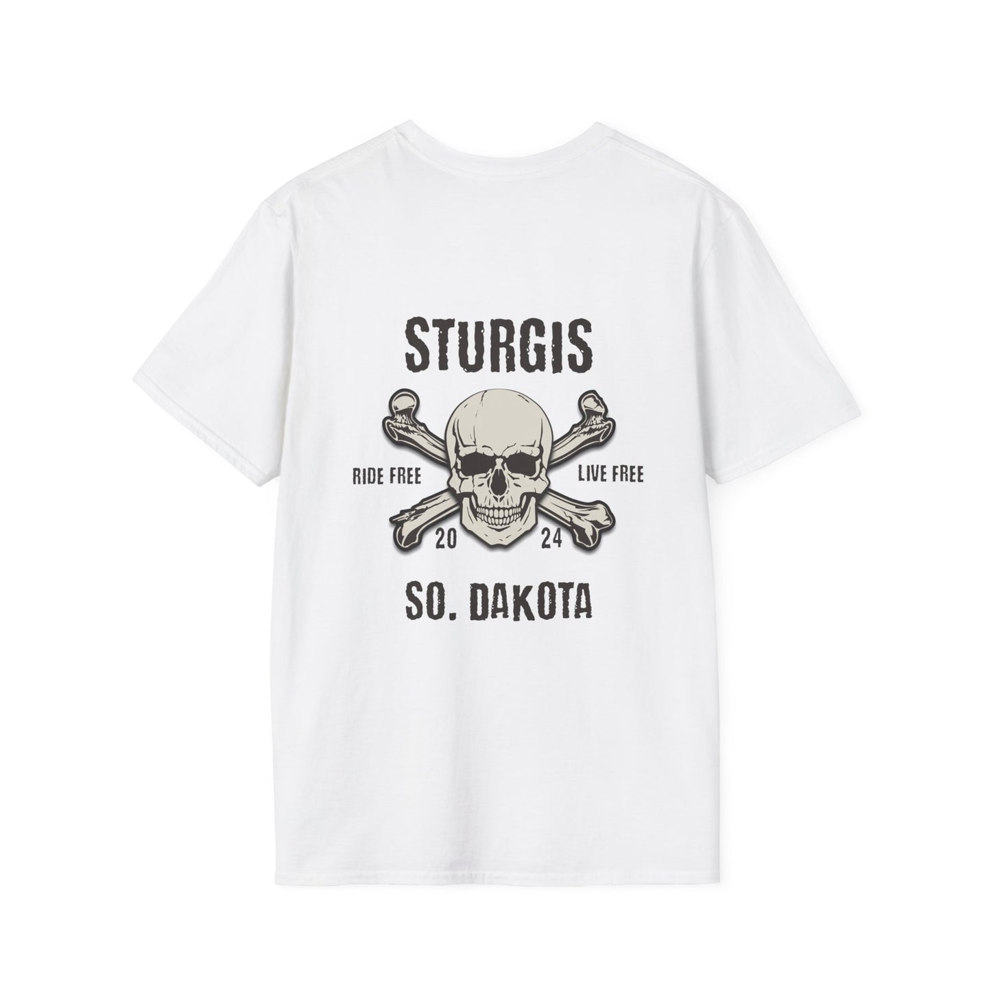 Sturgis Skull Unisex Softstyle T-Shirt