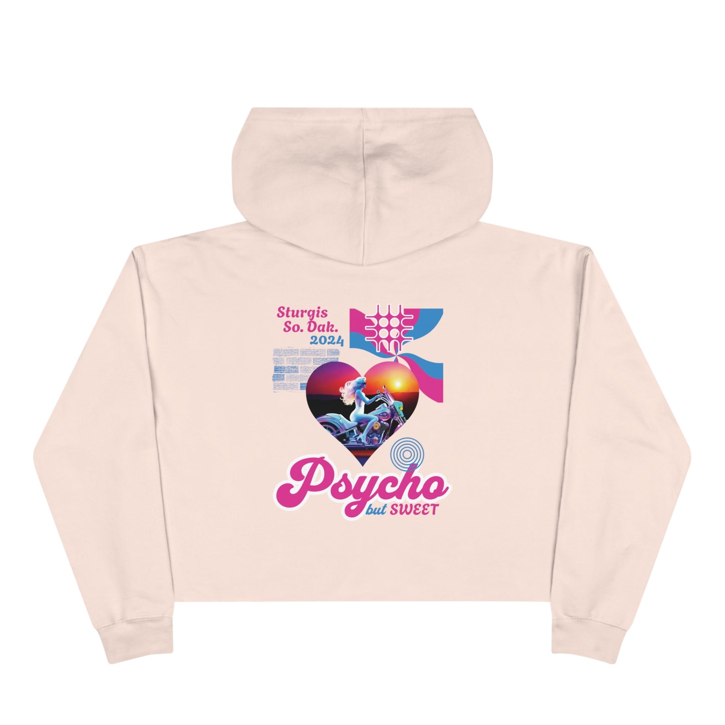 Image front and back - Crop Hoodie