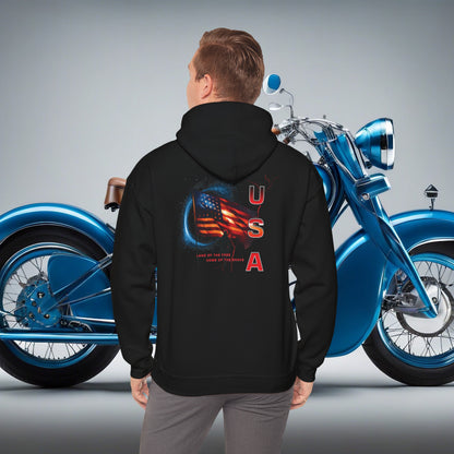 Sturgis 2024 Image front and back - Unisex Heavy Blend™ Hooded Sweatshirt