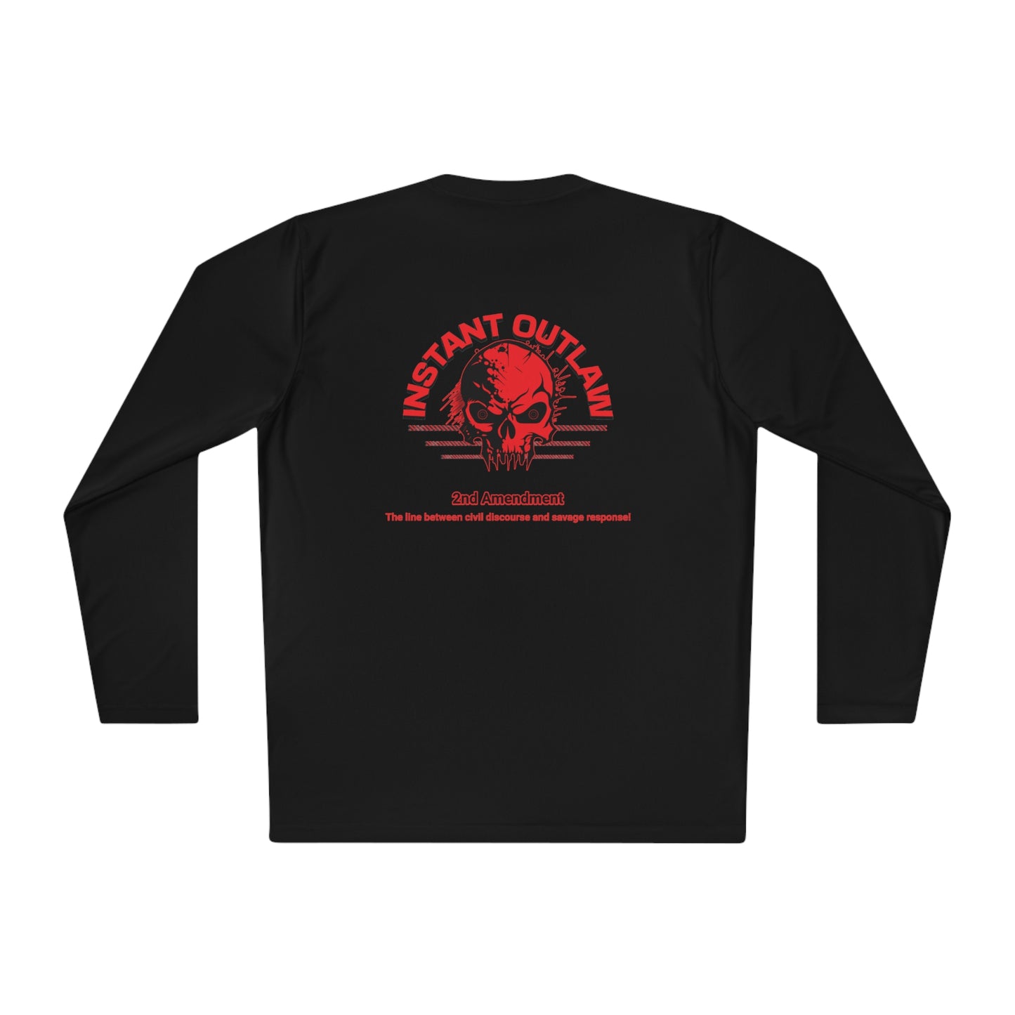 Image front and back - "2nd Amendment" - Lightweight Long Sleeve Tee