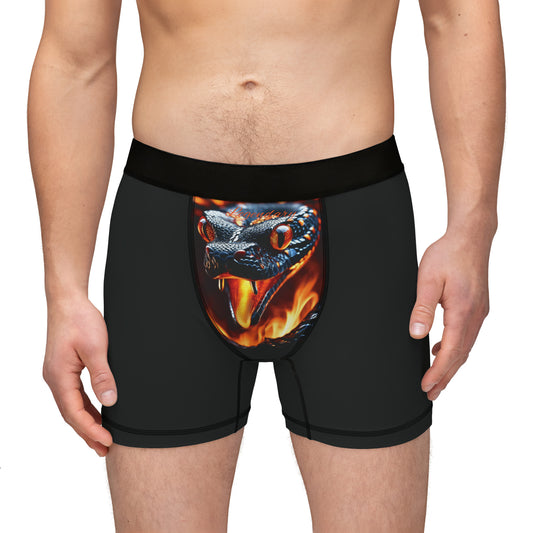 Men's Boxers Snake Black (AOP)