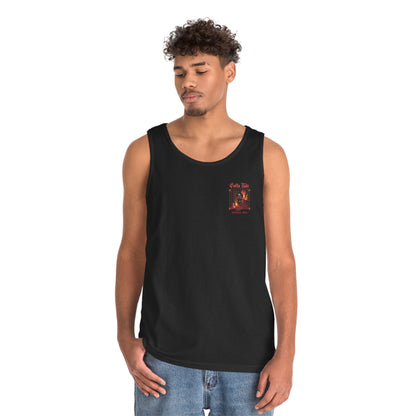 Sturgis 2024 Image front and back -- Unisex Heavy Cotton Tank Top