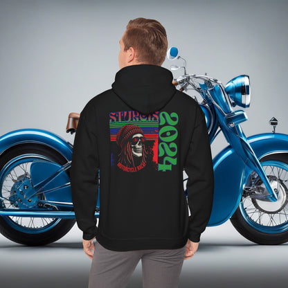 Sturgis 2024 Image front and back - Unisex Heavy Blend™ Hooded Sweatshirt