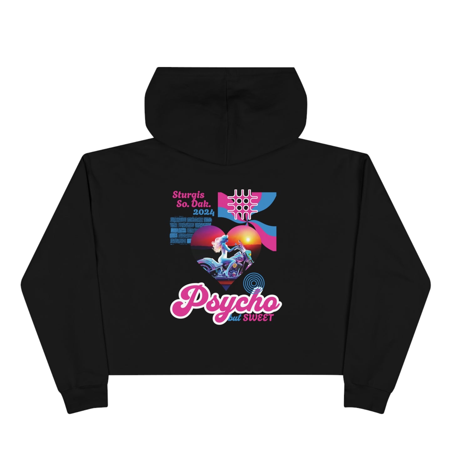 Image front and back - Crop Hoodie