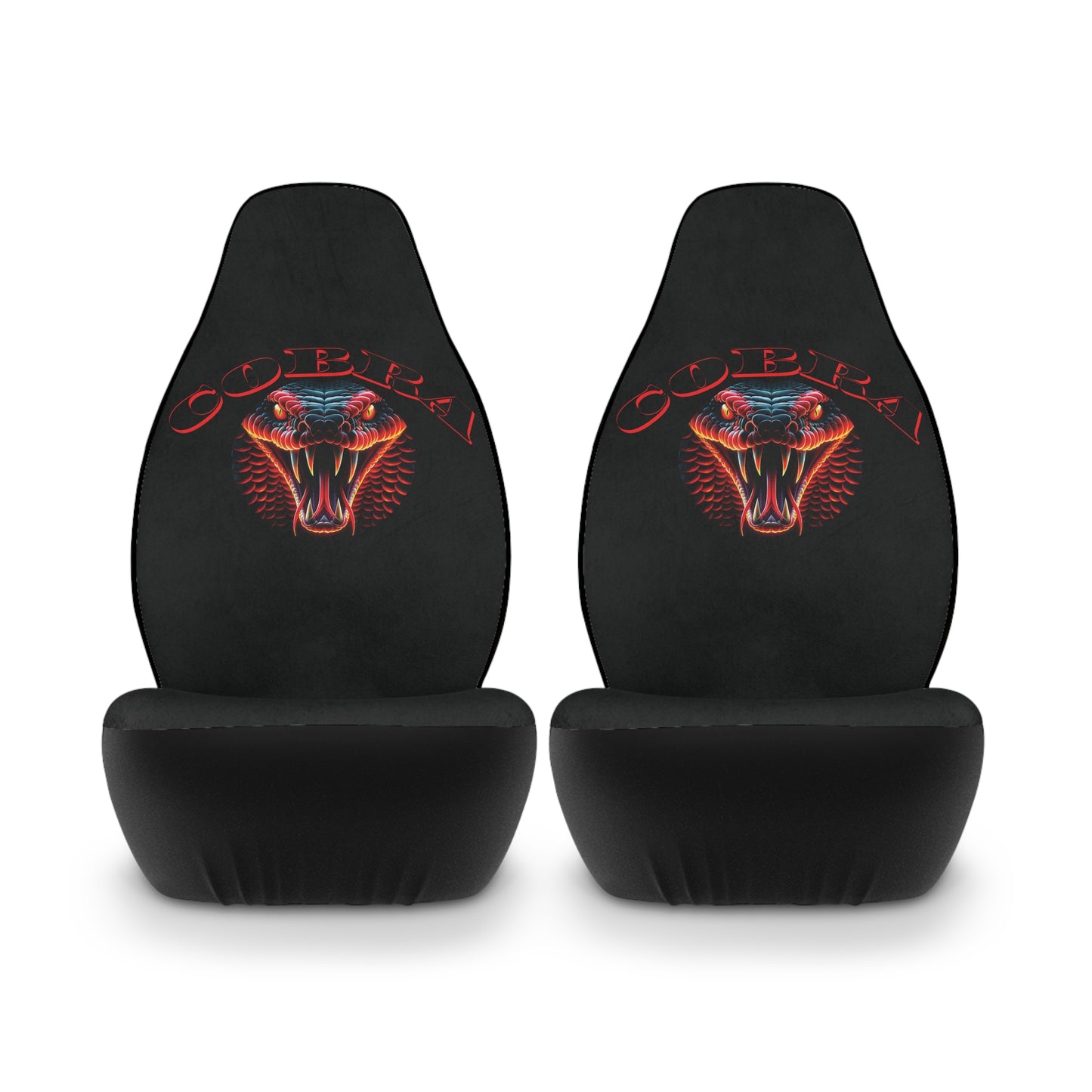 Cobra Polyester Car Seat Covers Skull