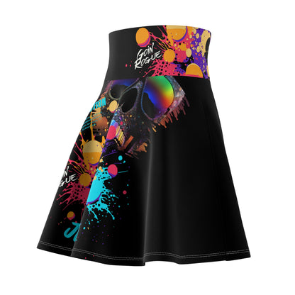 Women's Skater Skirt Thinkin' (AOP)