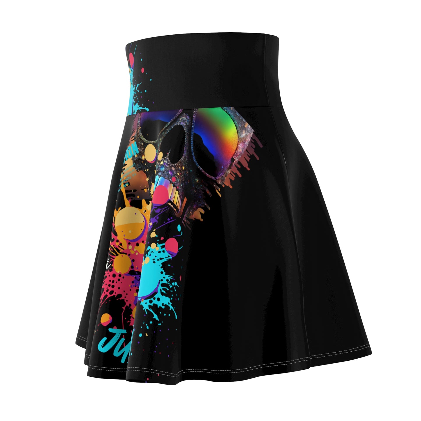 Women's Skater Skirt Thinkin' (AOP)