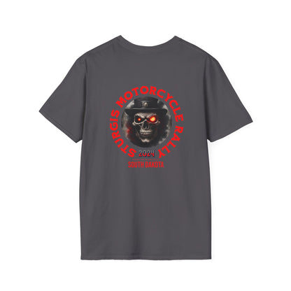 Sturgis 2024 Image front and back - Unisex Softstyle T-Shirt